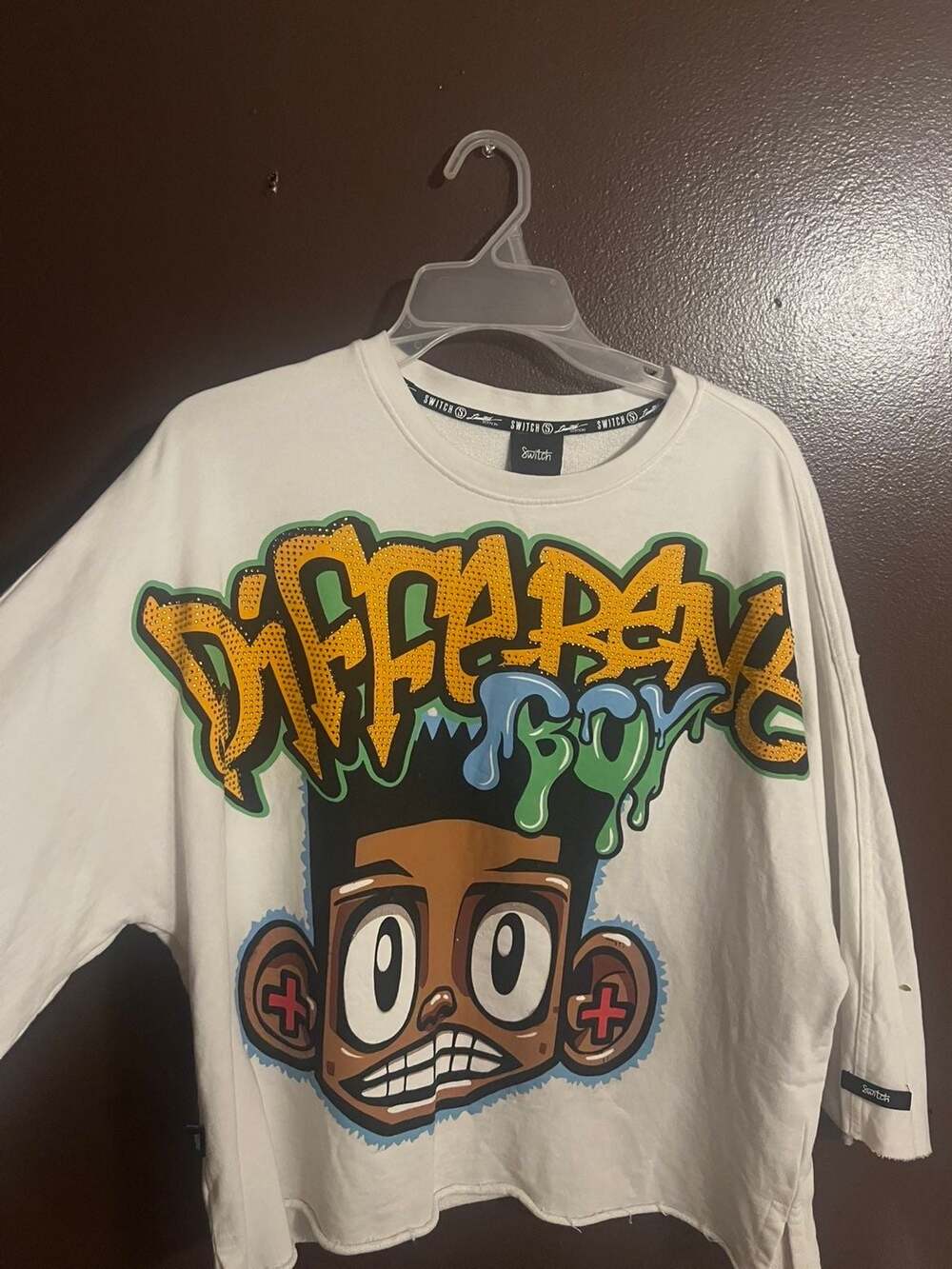 Switch Limited Edition 'Different Boy' Graphic Cropped Tee
